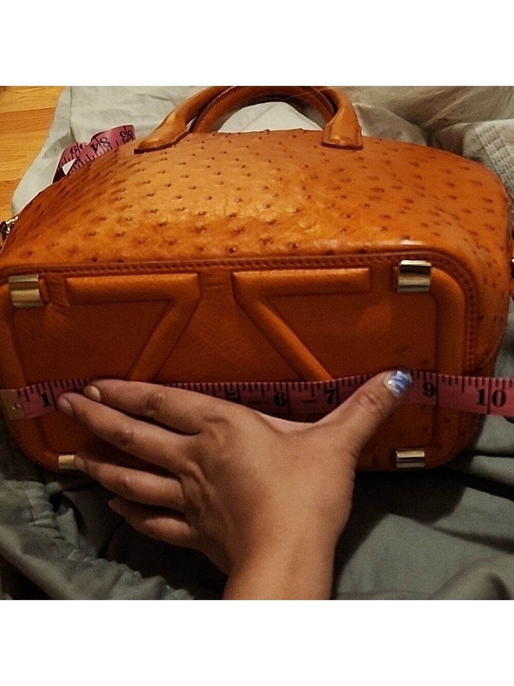 MaxMara Exotic Ostrich Made in Italy - Picture 14 of 16